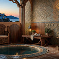Spa Room At Dusk